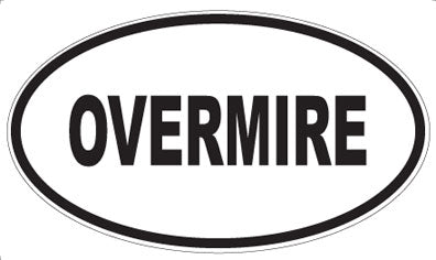 OVERMIRE - Oval Magnet