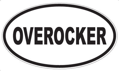 OVEROCKER - Oval Sticker