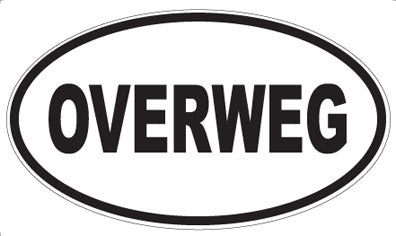 OVERWEG - Oval Magnet