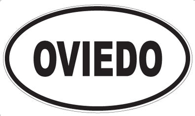 OVIEDO - Oval Magnet
