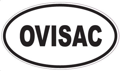 OVISAC - Oval Sticker