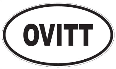 OVITT - Oval Sticker