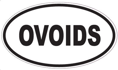 OVOIDS - Oval Sticker