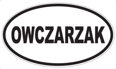 OWCZARZAK - Oval Magnet