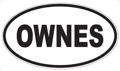 OWNES - Oval Magnet