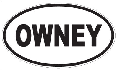 OWNEY - Oval Magnet