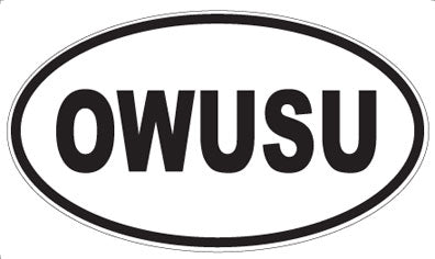 OWUSU - Oval Sticker