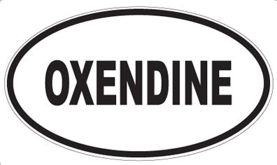 OXENDINE - Oval Magnet