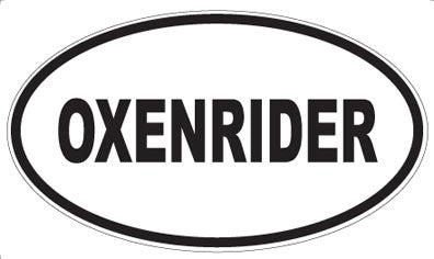OXENRIDER - Oval Magnet