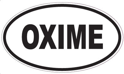 OXIME - Oval Sticker