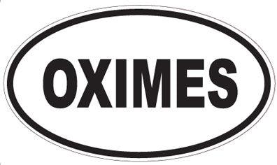 OXIMES - Oval Sticker