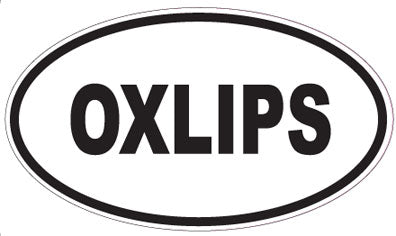 OXLIPS - Oval Sticker