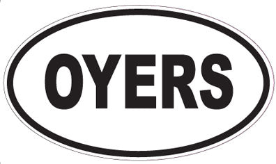 OYERS - Oval Magnet