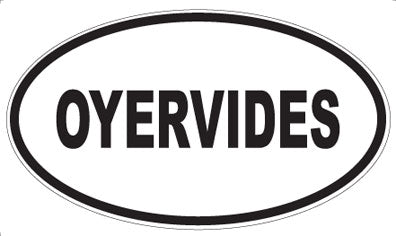 OYERVIDES - Oval Magnet