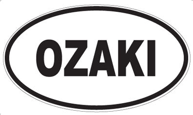 OZAKI - Oval Sticker