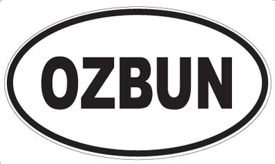 OZBUN - Oval Sticker