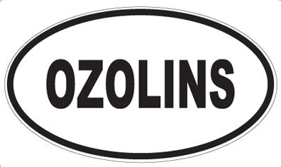 OZOLINS - Oval Sticker