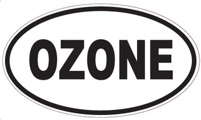 OZONE - Oval Sticker