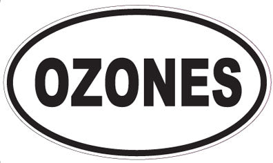 OZONES - Oval Sticker