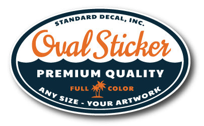 Oval Stickers