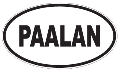 PAALAN - Oval Magnet