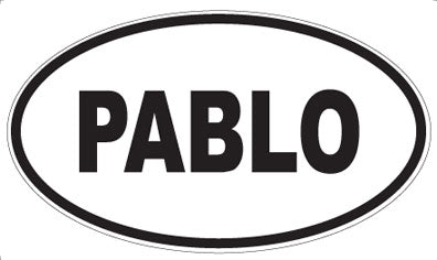 PABLO - Oval Magnet