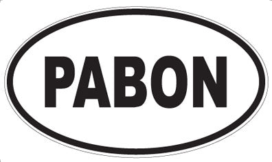 PABON - Oval Sticker