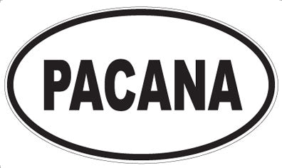 PACANA - Oval Sticker