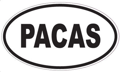 PACAS - Oval Magnet