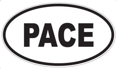 PACE - Oval Sticker