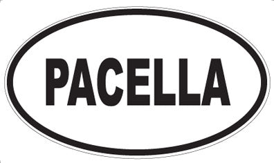 PACELLA - Oval Sticker