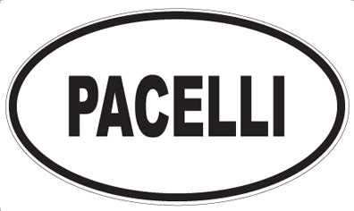 PACELLI - Oval Magnet