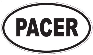 PACER - Oval Sticker