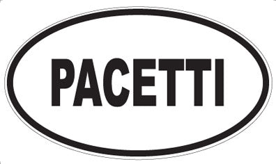 PACETTI - Oval Magnet