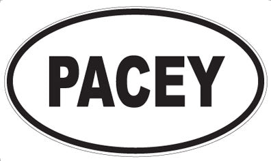 PACEY - Oval Magnet