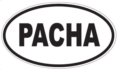 PACHA - Oval Magnet