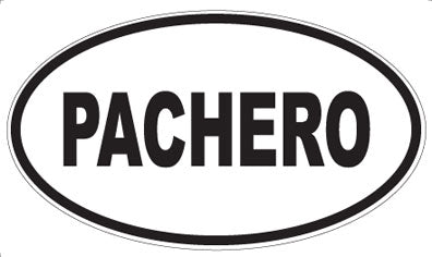 PACHERO - Oval Sticker
