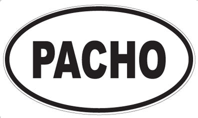 PACHO - Oval Sticker
