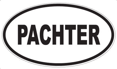 PACHTER - Oval Magnet