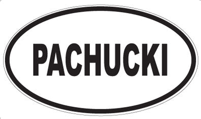 PACHUCKI - Oval Sticker