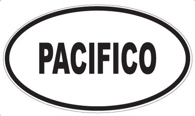 PACIFICO - Oval Sticker