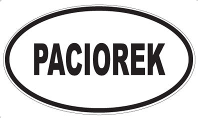 PACIOREK - Oval Magnet