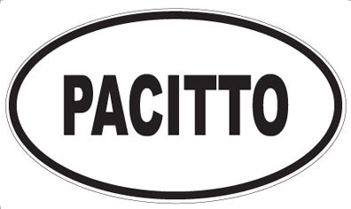 PACITTO - Oval Sticker