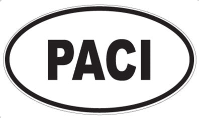PACI - Oval Magnet