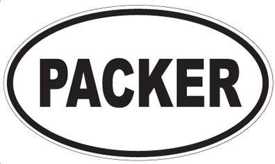 PACKER - Oval Sticker