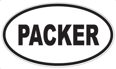 PACKER - Oval Magnet