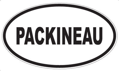 PACKINEAU - Oval Magnet