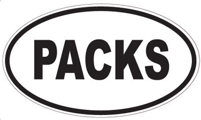 PACKS - Oval Magnet