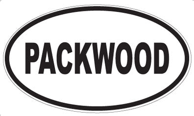 PACKWOOD - Oval Magnet
