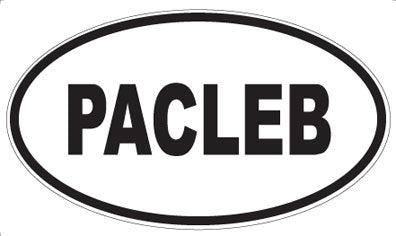 PACLEB - Oval Sticker